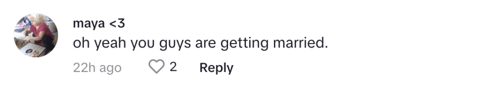 TikTok comment